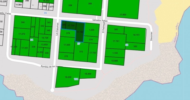 Lotes para proyecto en La Barra